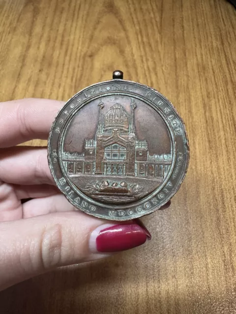 Medal Johnson Displays Combined Milano 1894 Py