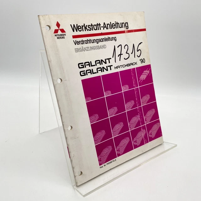 + Mitsubishi / Galant / Hatchback / 1990 / istruzioni di cablaggio / supplemento +