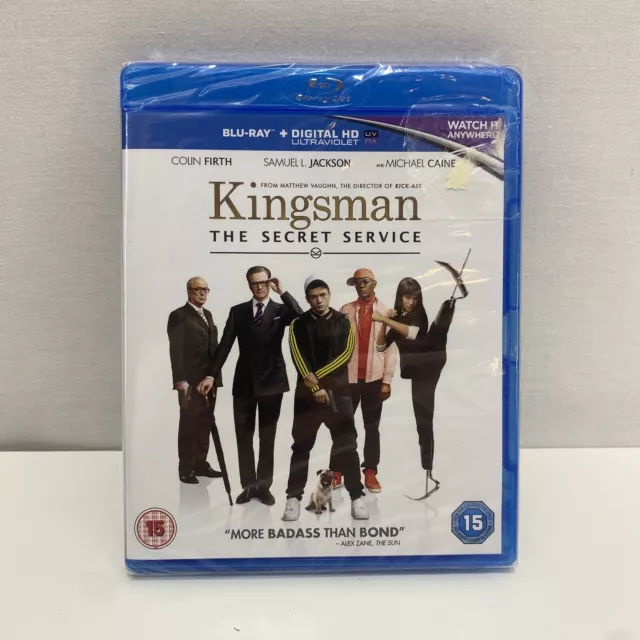 Kingsman: The Secret Service (Blu-ray) - New - Samuel L. Jackson, Colin Firth