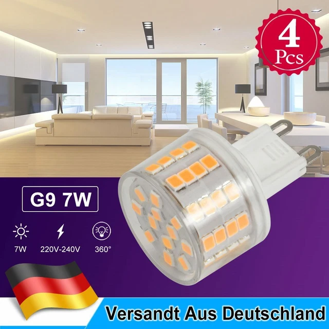 4 x MENGS G9 7W/12W LED Licht Glühbirne AC 220-240V Warmweiß/Kaltweiß Lampe