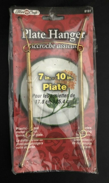 Colgador de placas artesanal de fibra 7 en 10 pulgadas #8181