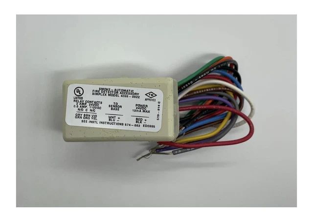 Simplex 4098-9822 | TRUEALARM RELAY MODULE New