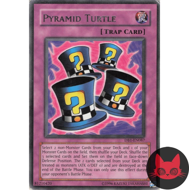 YUGIOH MAGICAL HATS 'Pyramid Turtle' Misprint DB1-EN087 Rare MP 51.52 -  PicClick UK