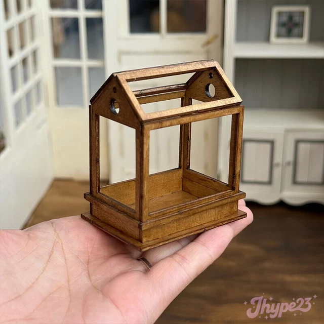 Gatuida Miniatur Vintage Puppenhaus Wanduhr Mit Beweglichen