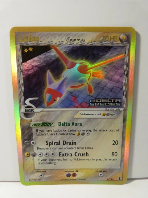 Pokemon Reverse Foil Card -  Latias   8/113   Delta Species  (31/05/2005)