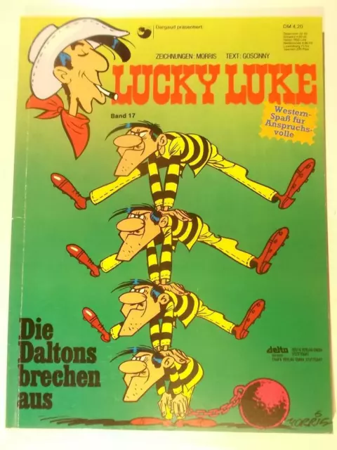 Lucky Luke Bd. 17 Softcover DM 4,20 Erstauflage 1.Auflage Zustand 1-2