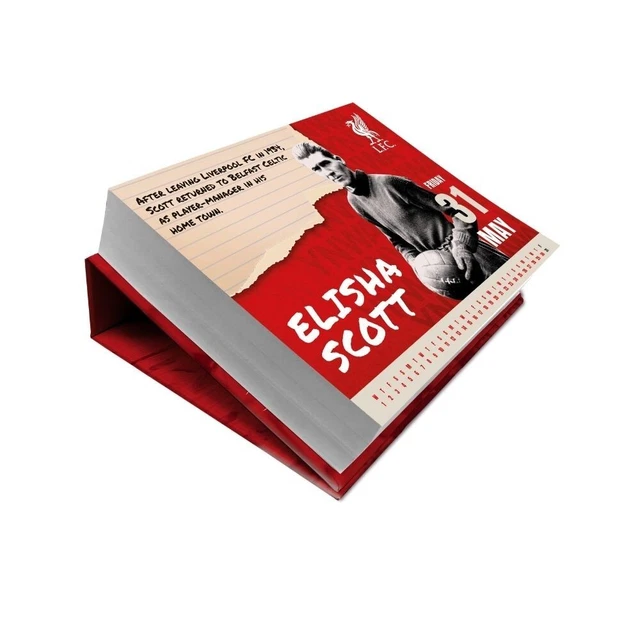 2024 DESK CALENDAR Liverpool FC Football PageADay LFC Legends