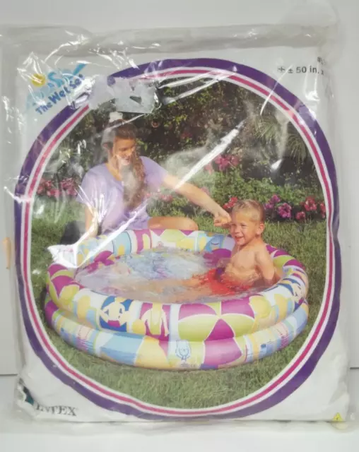 Intex The Wet Set 1995 Riviera  Two Ring Baby Pool 50 in. x 9 in. Sealed