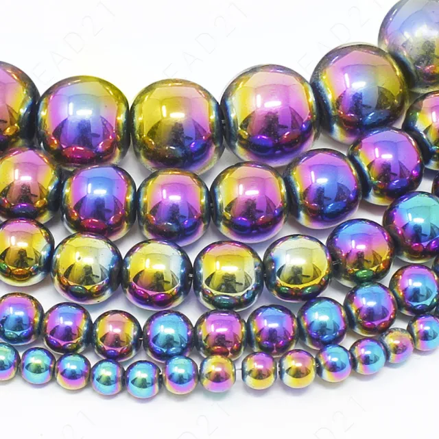 Natural Gemstone Beads Round Loose Wholesale 4mm 6mm 8mm 10mm 12mm 15.5" Strand