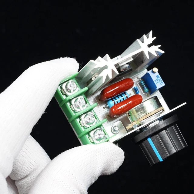 2000W AC 50-220V 25A Adjustable Motor Speed Controller Voltage Regulator PWM ~FU