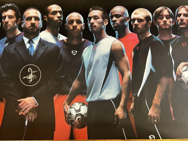ナイキ　スコーピオン　ポスター Nike Scorpion KO Cage Advert Original 2002 Football Soccer