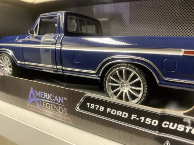 Motormax 1979 Ford F-150 Custom Pickup With Upgraded Silver Rims ￼ 3