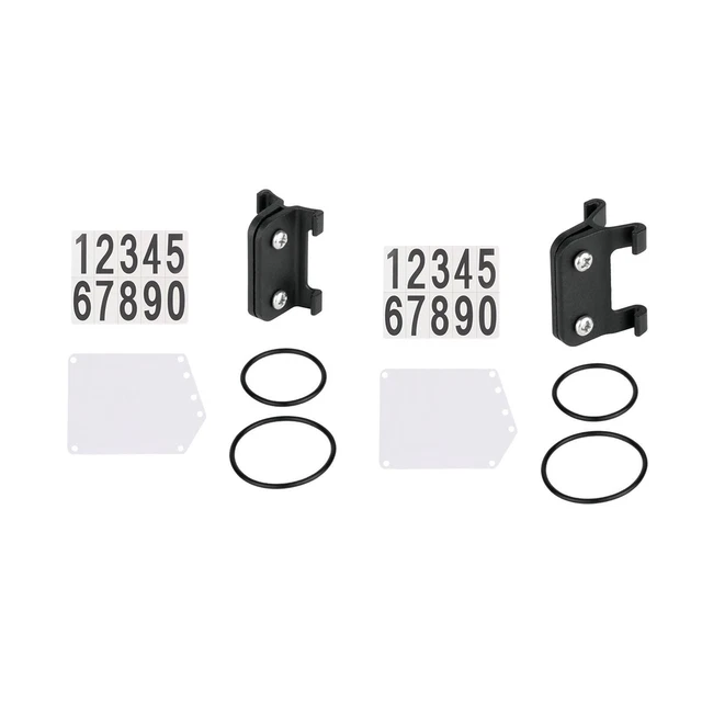Racing Number Plate Holder with Rubber Bands Fixed Quick Release PP for Cycling