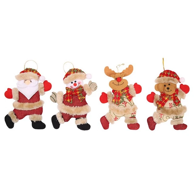 2X(Frohes Neues Jahr Weihnachts Schmuck DIY Weihnachts Geschenk Weihnachtsmann S