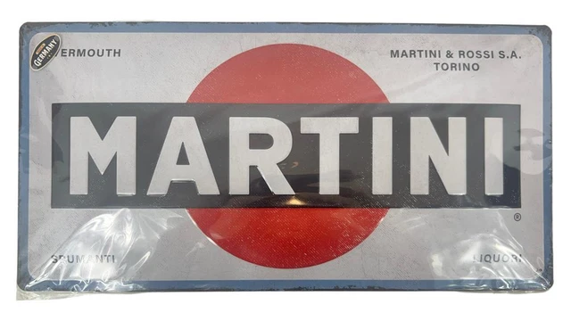 Targa Insegna Martini in Latta