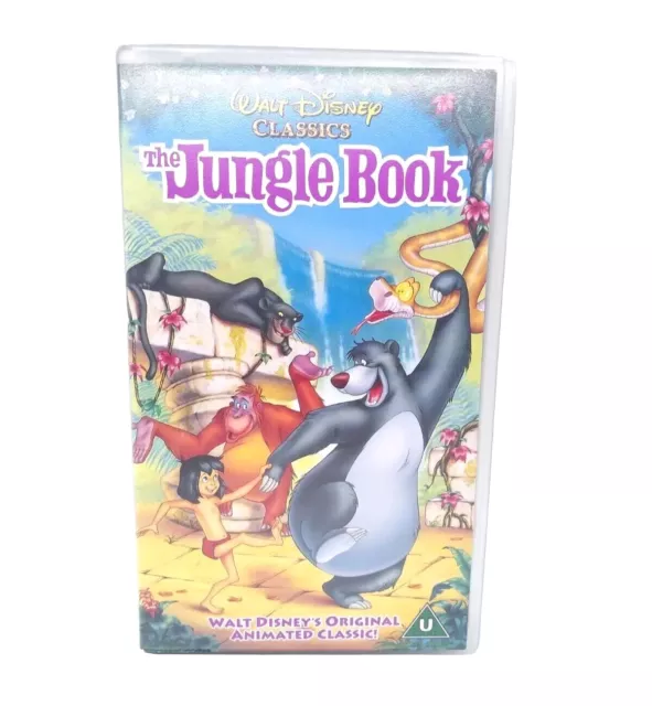 The Jungle Book VHS Video Cassette Walt Disney Classics
