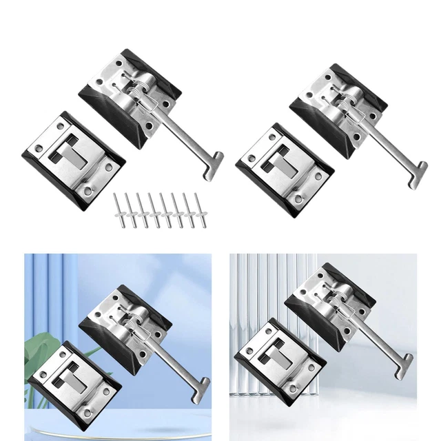 T SHAPE ENTRY Door Latch with Bracket Horse Trailers Compartment