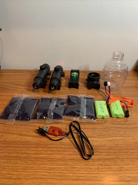 Lot Of 11 Gel Blaster Toy Accessories