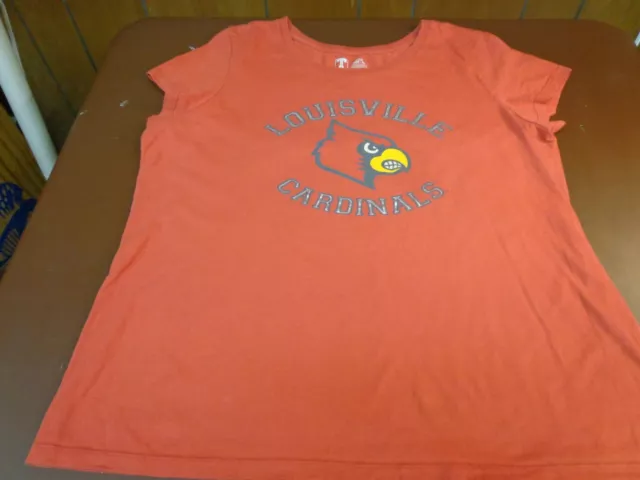 Louisville Cardinals T Shirt  University T Brand  Vintage Look  Womens XL    L15