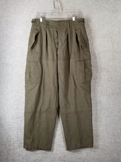 Genuine German army quilted pants liner trousers inner warmer thermal  winter OD