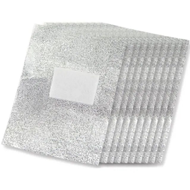 100 piezas herramienta de manicura de papel de aluminio removedor de gel de uñas envolturas de esmalte