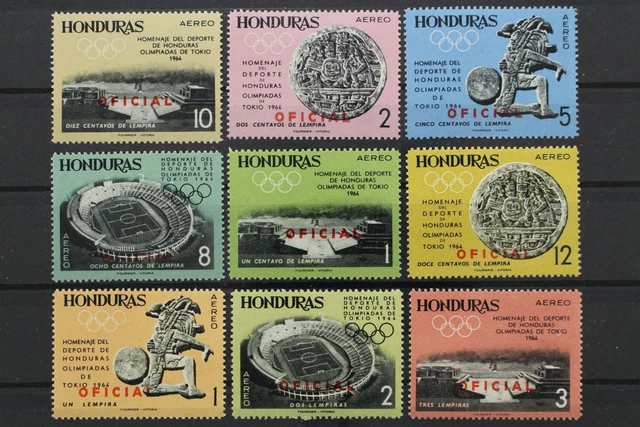 Honduras Dienst, MiNr. 230-238, postfrisch / MNH - 658852