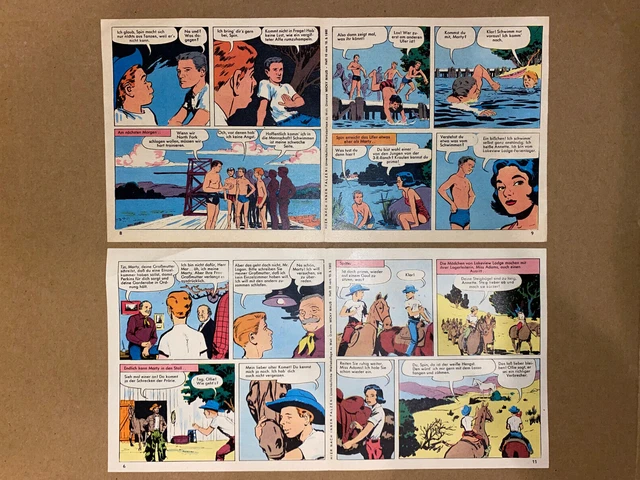 Micky Maus  Nr.10 von 1962   lose Beilage Comicstreifen
