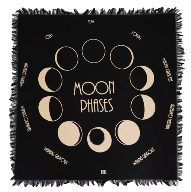 Beautiful Moon Phases Cotton Altar Cloth Alter Tarot Spread Witchcraft Witchery