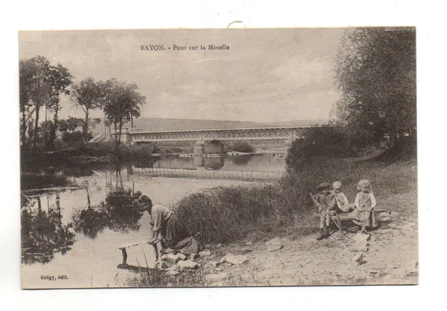 54 - CPA - Bayon - Bridge On La Moselle (B1953)