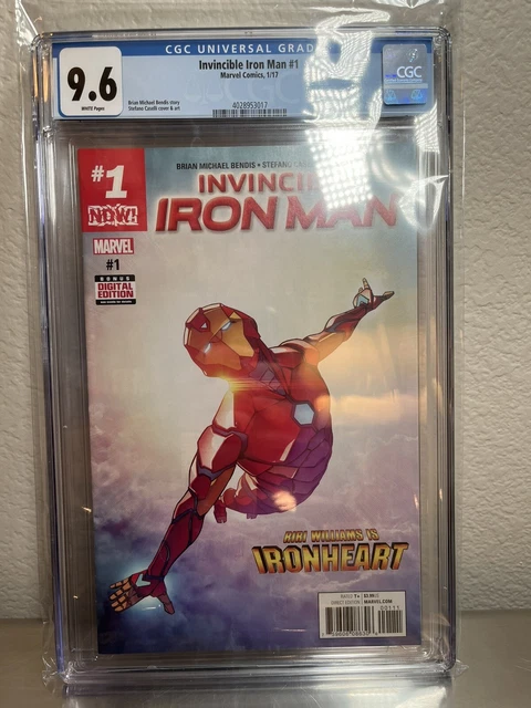 Invincible Iron Man #9 2016 2nd Print & #1 2017 CGC 9.6 Riri Williams Ironheart 2