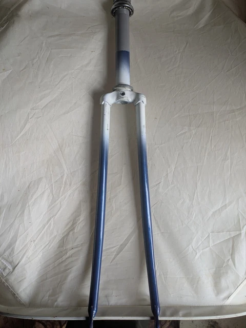 Fourche De Vélo Vintage Acier Gris – Pour Roue 600 Avec Boitier De Direction