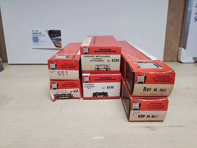 3 Boîtes Vides Jouef Champagnole - Type OCEM, Voie HO 1/87, Modélisme Ferroviaire