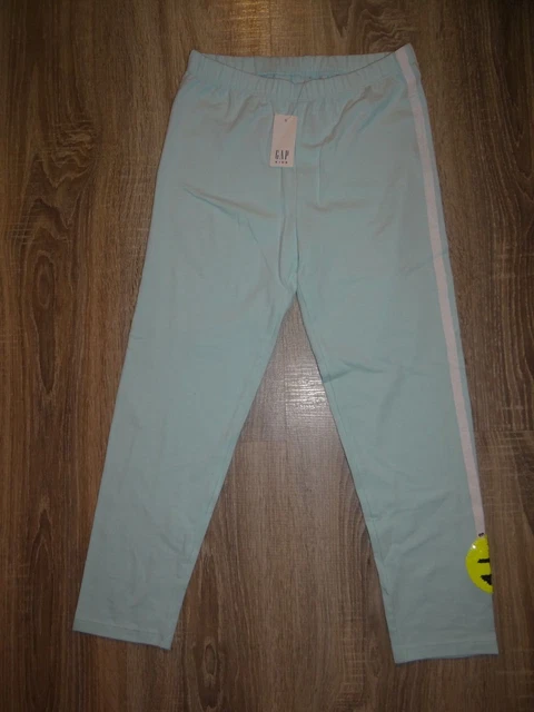 NEW Girls GAP leggings 3/4 jeggings Emoij reversible sequins size 12-13 years