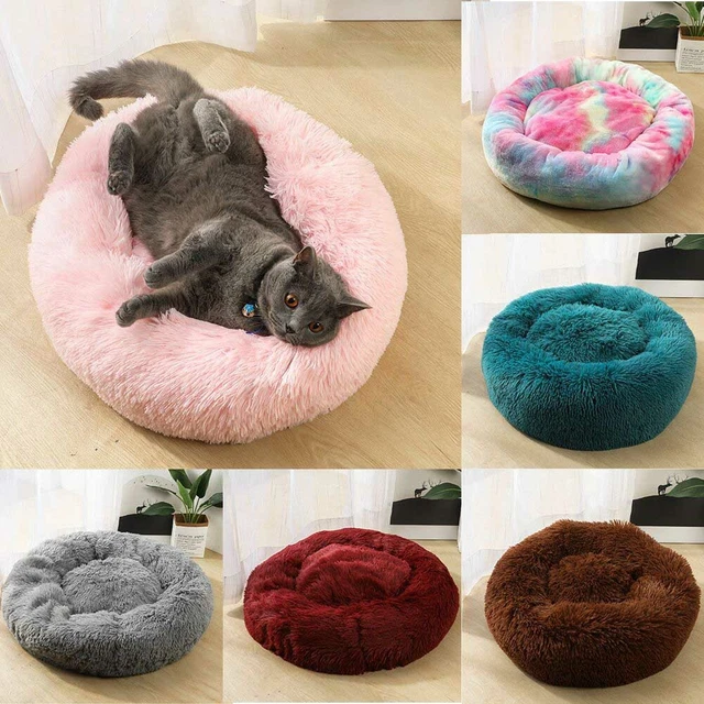 Lit pour Chien chat en peluche doux Tapis Panier Corbeille Couchage Panier XL-XS