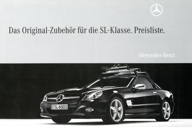 Mercedes SL Zubehör Preisliste 2008 4/08 D price list accessories accessoires