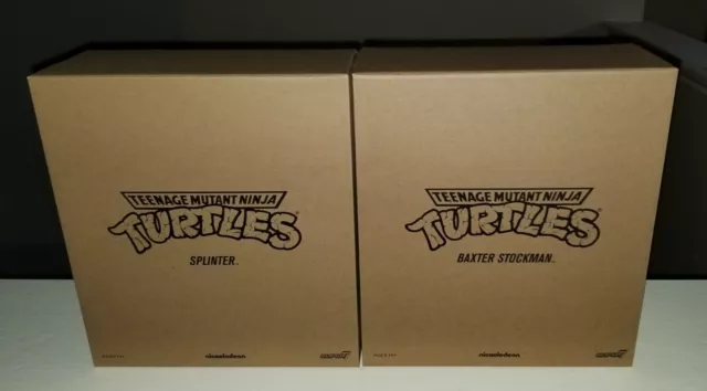 Super7 TMNT Ultimates Splinter & Baxter V2 Teenage Mutant Ninja Turtles In Hand!