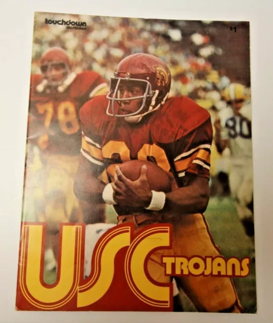 1973 Usc Trojans Touchdown Illustrated Quarterly Magazine Southern California