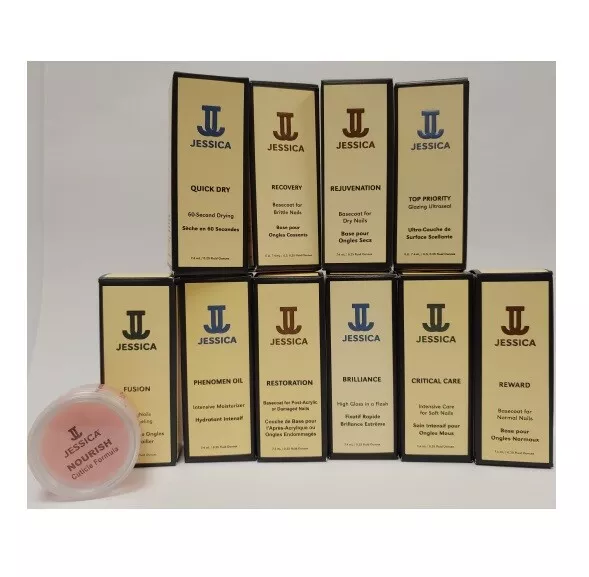 Jessica Nail Treatments - 0.25oz / 7.4ml - CHOOSE ANY!