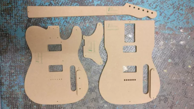 Tele "La Cabronita" Schablonen für Gitarrenbau Templates z.B. Fender Telecaster