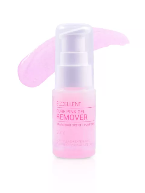 Excellent Pure Gel Remover For Eyelash Extension - Pump Type Grapefruit Scent