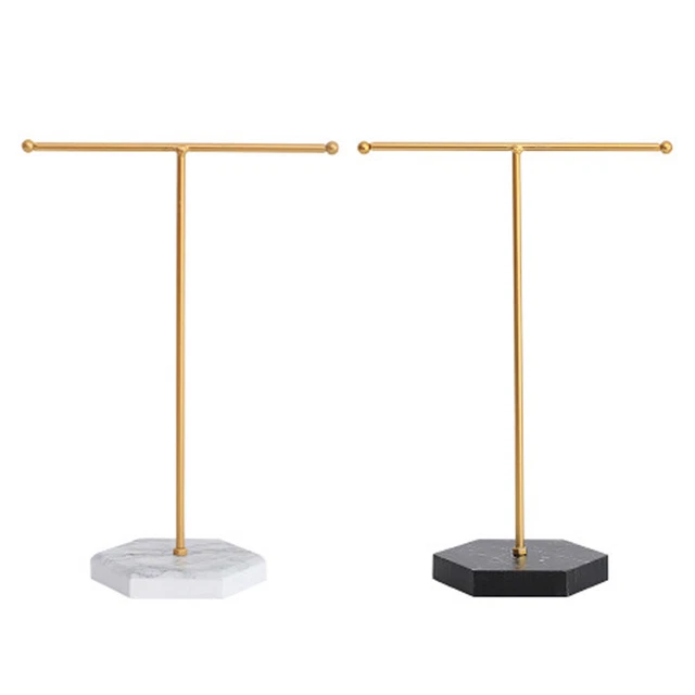 T-shaped Jewelry Stand Earrings Necklace Hanging Bracelet Display Holder Storage