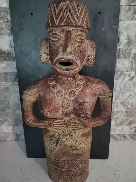 Pre-columbian Large Female Fertility Figurine