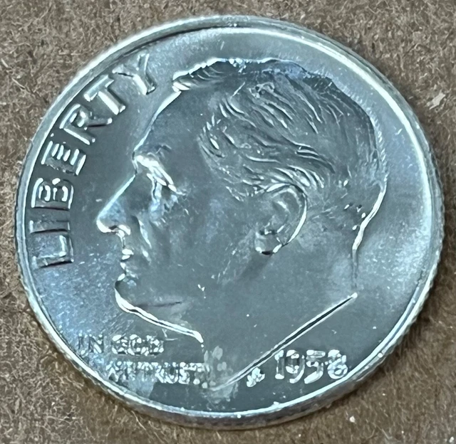 Better As Shown - 1958 D Roosevelt Dime *** 90% Silver **#19