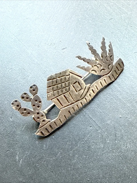 broche bijou vintage argent 925 vintage mexico farandole