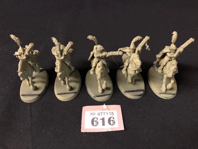5x Empire Pistoliers – Warhammer The Old World – Figurines Games Workshop Peintes