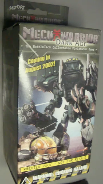 MechWarrior DARK AGE | Preview Pack 2002 / Promo | OVP