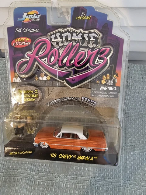 homie rollerz 64,chevy impala 1/24 廃盤　レア Jada Toys Homie Rollerz Night Out '64 Chevy Impala 1/24 | eBay