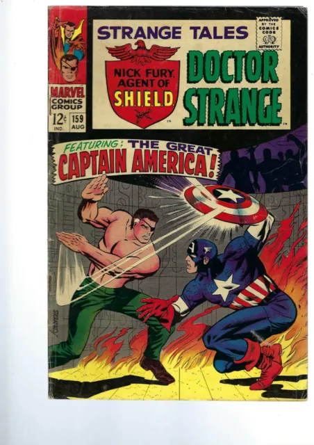 Strange Tales 161  - Dr Strange - Nick Fury  - Steranko Art  -   Marvel Comics