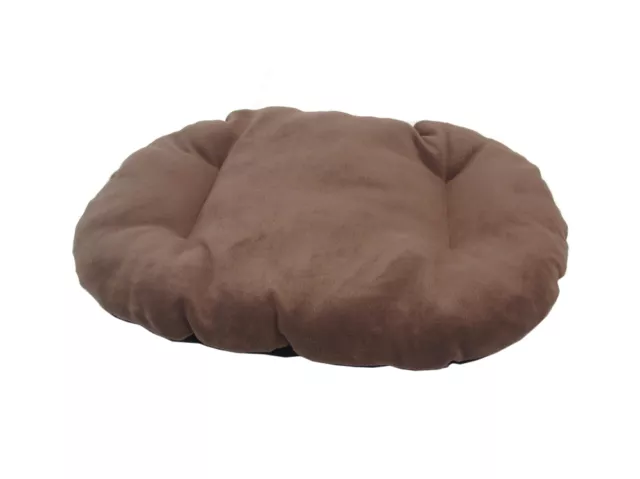 Neuf !!! Coussin De Lit En Polaire Marron Moyen / Chat À Mettre Au Bas Du Panier