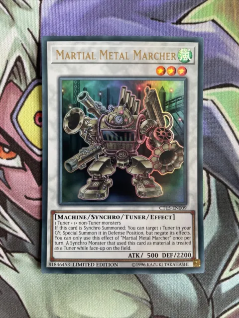 CT15-EN009 Martial Metal Marcher Ultra Rare 1st Edition NM Yugioh Card